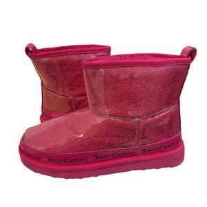 🪷 Juicy Couture Fuzzy Klash Booties size 9